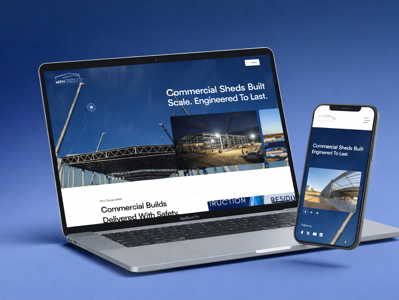 MRN Rigging & Construction – Commercial Construction Website