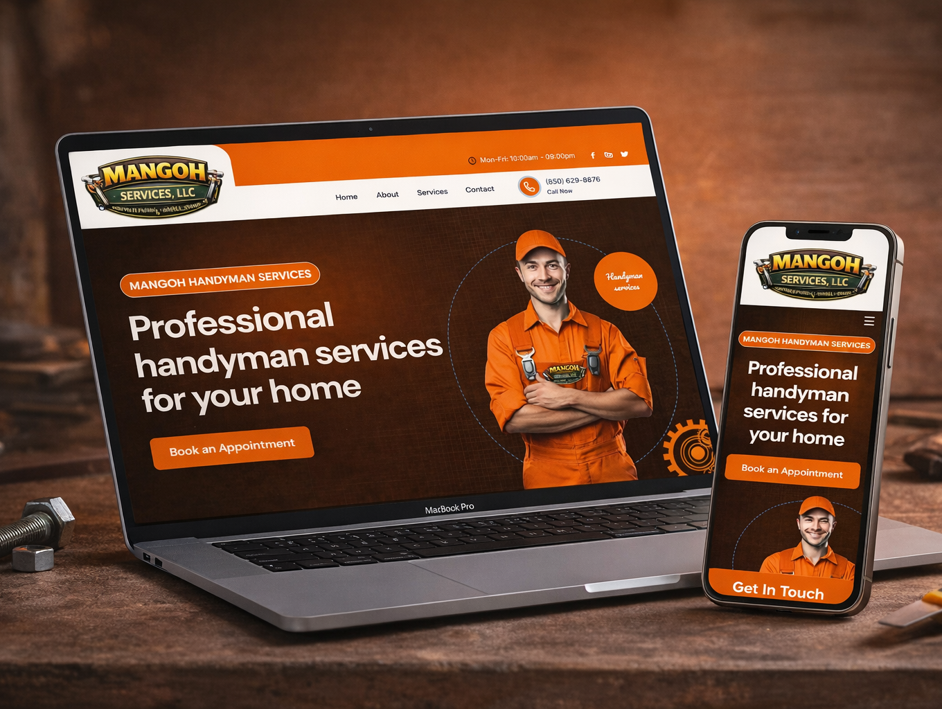 Mangoh Handyman Services – Business Website